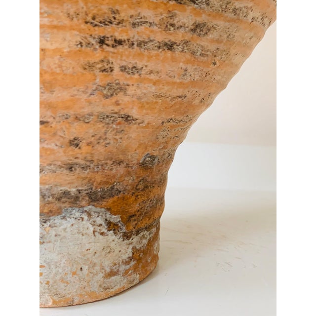 19h Century Picher "Cantaro" from Calanda, Spain, Terracotta Vase For Sale - Image 14 of 18