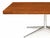 Florece Knoll " Executive Partner" model table circa 1960-1965 in mahogany with two drawers and steel base This piece is...