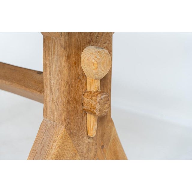 Brown Brutalist Dining Table by De Puydt For Sale - Image 8 of 14