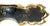 Gold Antique English Brass and Iron Fire Stop Paperweight Signed CSJ - Circa 1850 For Sale - Image 8 of 16
