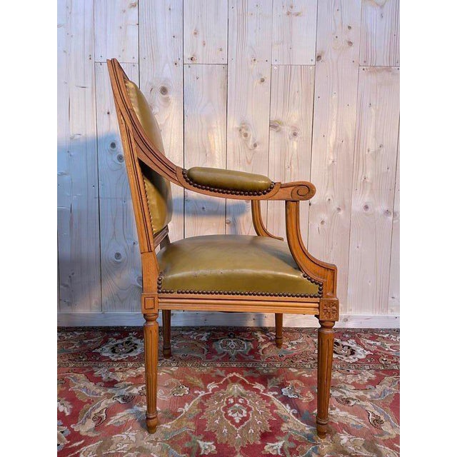 Artist: None Period: 20th century Style: Louis 16th, Directory Condition: Good condition Material: Solid wood Length:...
