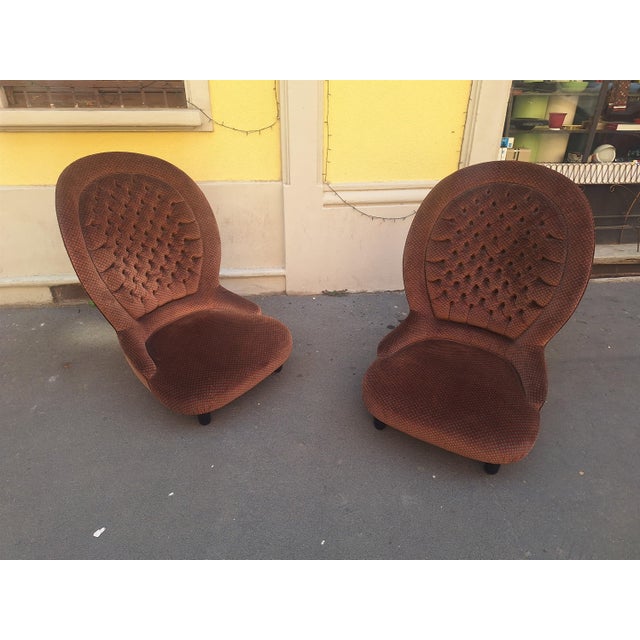 Vintage Lounge Chairs by Luigi Caccia Dominioni for Azucena, 2009, Set of 2 For Sale - Image 10 of 18