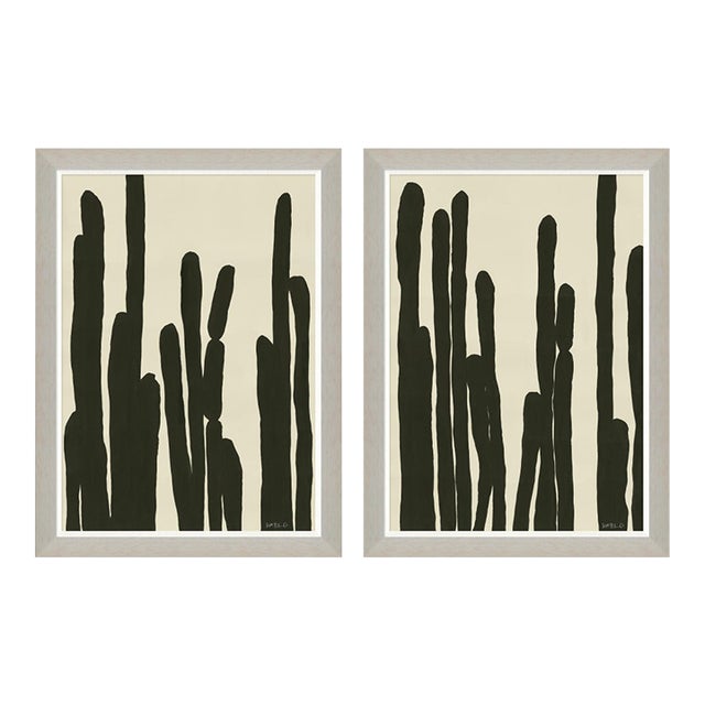 Cactus I and II by Susan Hable For Sale
