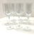 Mid 20th Century Mid 20th Century Stemware Set of 10 Beautiful Modern Champagne Flutes With Ice Crackle Effect For Sale - Image 5 of 18