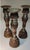 Late 20th Century Late 20th Century Ornate Maitland-Smith Hand-Carved Candle Holders ~ Set of 3 For Sale - Image 5 of 9