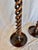 19th Century English Oak Open Barley Twist Candlesticks - A Pair For Sale - Image 6 of 12
