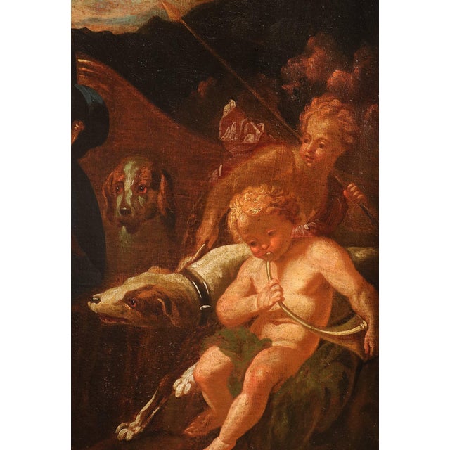 Corrado Giaquinto, Venus and Adonis, 1750, Oil on Canvas, Framed For Sale - Image 10 of 14