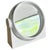 Mid-Century Modern Mid-Century Space Age White Double-Sided Vanity Mirror, 1970s For Sale - Image 3 of 7