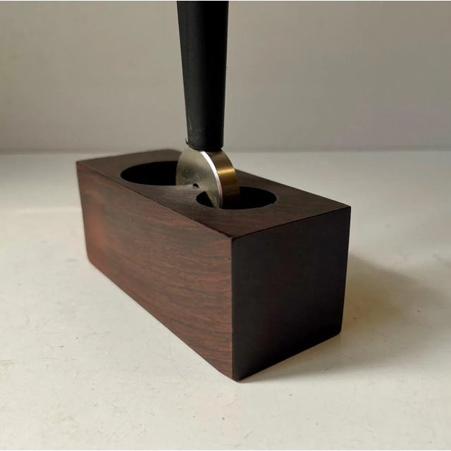 High quality handmade nutcracker in rosewood, black resin and stainless steel. Designed and made by Yüksel Caglar in...