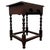 Antique English Bobbin-Turned Oak Side Table, 1800s For Sale - Image 9 of 12