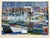Michel Godjevac, Acrylic, 1982, Paper. View of the Port of Saint-Tropez, Painting dimensions: 65 x 49.5 cm. Sold unframed....