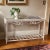 Vintage Palm Beach Regency Glass Top Rattan Console Table For Sale - Image 11 of 12