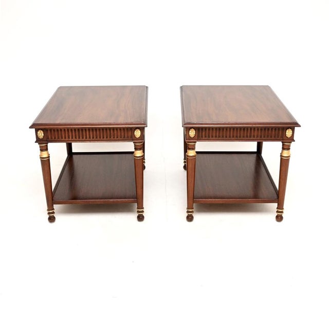 Georgian Parcel Gilt Side Tables, 1950, Set of 2 For Sale - Image 13 of 13