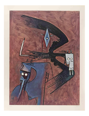Wifredo Lam, Untitled, 1970s, Lithograph