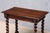 Baroque 19th Century Baroque Oak Console Table with Twist Legs, Sweden For Sale - Image 3 of 13