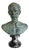 Bronze Verdigris & Marble Bust of Julius Caesar, Reproduction For Sale