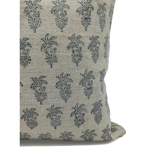 Not Yet Made - Made To Order Fabdivine Block Print Decorative Throw Pillow Cover 14x20 Inch Khajur Butta For Sale - Image 5 of 5