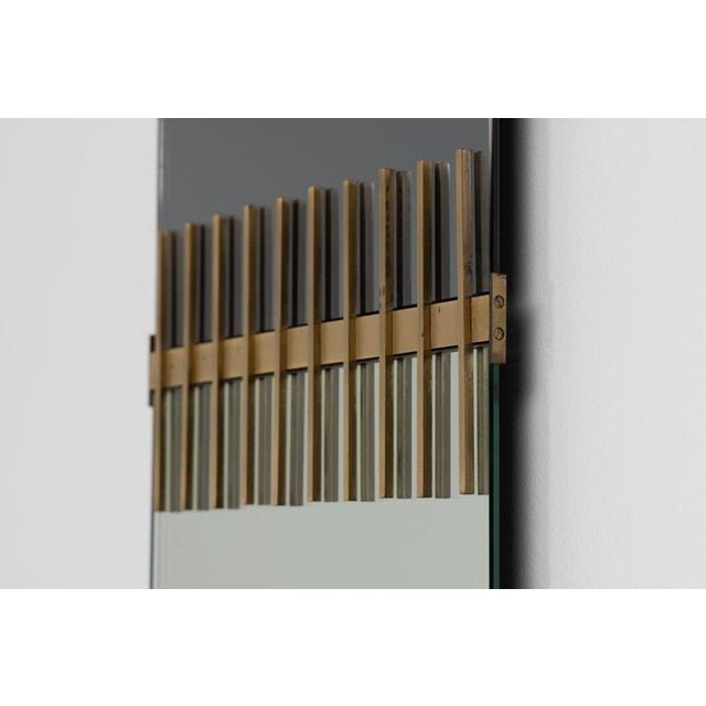 Italian Wall Mirror attributed to Ettore Sottsass for Santambrogio & de Berti, 1957 For Sale - Image 8 of 18