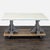 Modern Restoration Hardware (Rh) St. James Marble-Top Rectangular Dining Set For Sale - Image 3 of 18