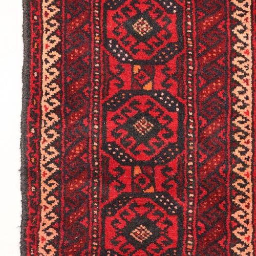 Textile Middle Eastern Bukhara Rug in Wool For Sale - Image 7 of 11