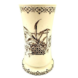 Bridgwood & Clarke Ironstone Aesthetic ‘Orchid’ Toothbrush Holder, Circa 1860 For Sale