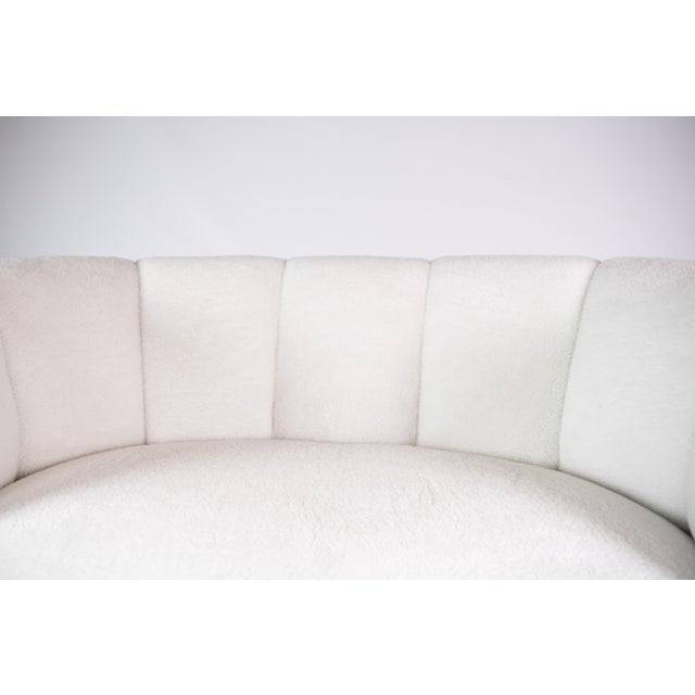 Danish Wool Banana Sofa, 1940s For Sale - Image 12 of 14