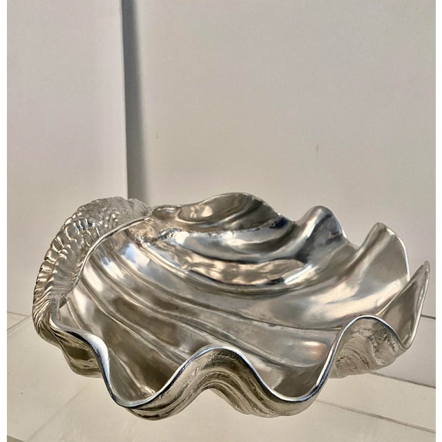 Arthur Court Large Clam Shell Bowl For Sale In New York - Image 6 of 12