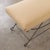 Panoplie Iron Loop Bench, Yellow Linen For Sale - Image 14 of 14