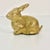Metal Mid-Century Hollywood Regency Boho Chic Brass Bunny Figurine. For Sale - Image 7 of 13