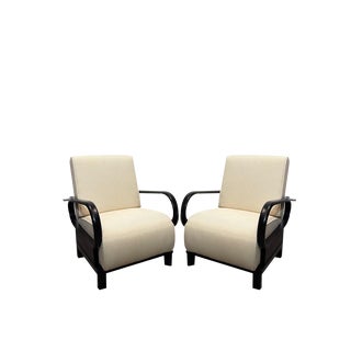 Set of Art Deco Lounge Chairs For Sale