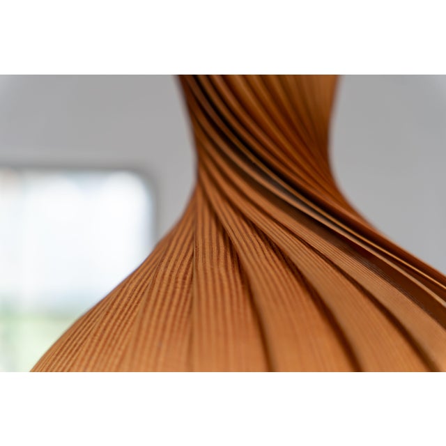Pine Pendant Lamps by Hans-Agne Jakobsson Ellysett Sweden, 1960s, Set of 2 For Sale - Image 15 of 18