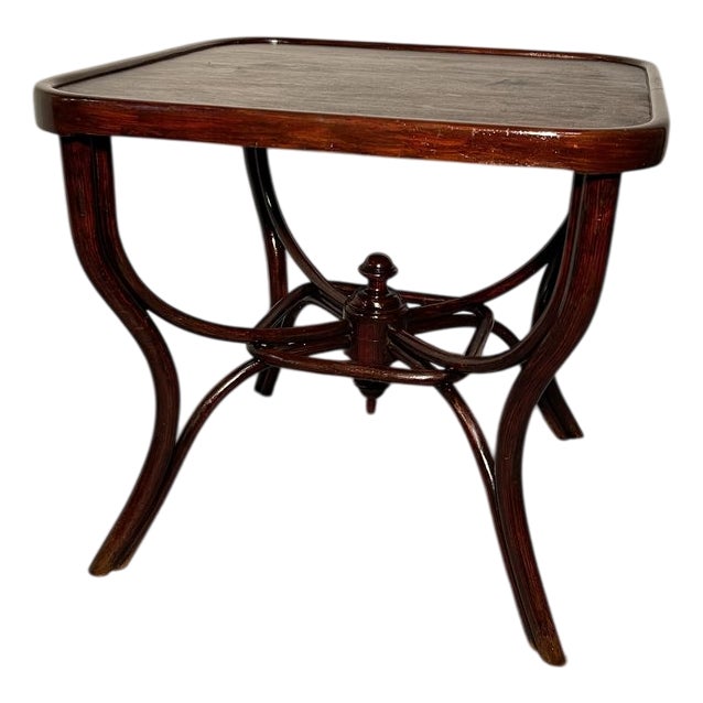 Game Table with Carved Base by Michael Thonet for Thonet, Pre-1890s For Sale