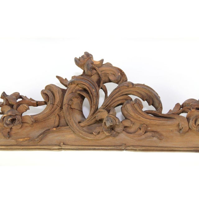 Carved Wooden Frame with Mirror, 1880s For Sale - Image 16 of 17