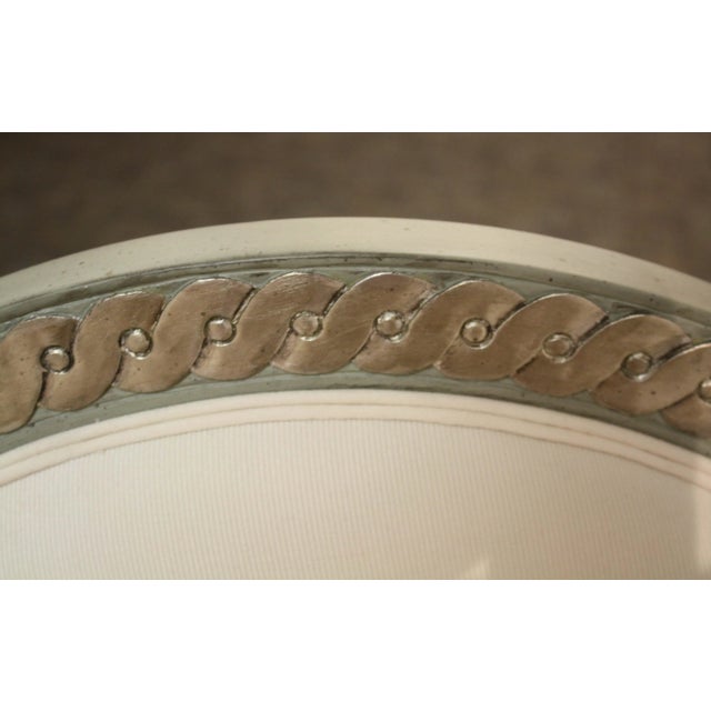 Swedish Guilloche Carved Armchair For Sale In Greensboro - Image 6 of 8