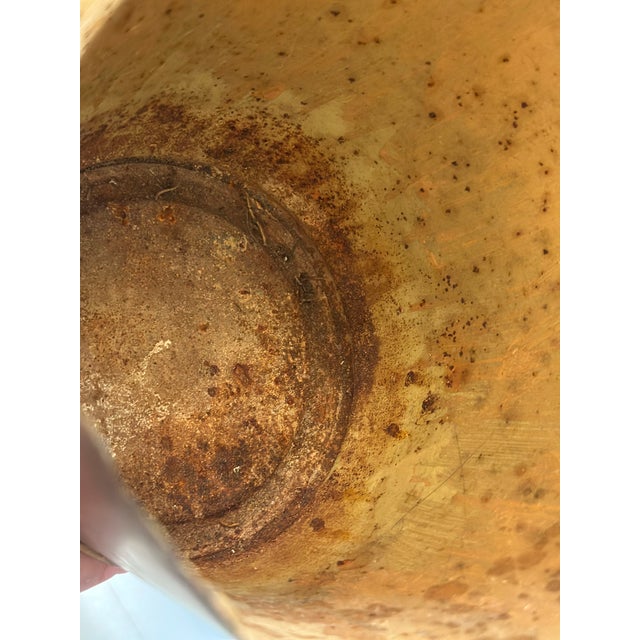 1940s Vintage French Tole Cache Pot For Sale - Image 5 of 10