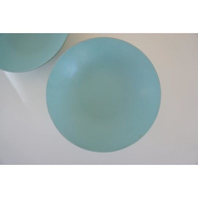 Rayalon Melamac Orange & Baby Blue Dinnerware Set - 18 Pieces For Sale - Image 9 of 11