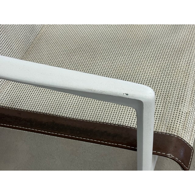 Metal 1966 Dining Chair Attributed to Richard Schultz For Sale - Image 7 of 9