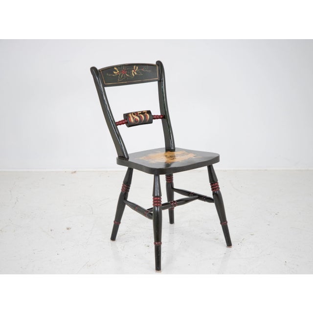 Green Painted Christmas Chair For Sale - Image 10 of 10