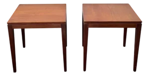 Mid-Century Danish Side Tables, 1960s, Set of 2