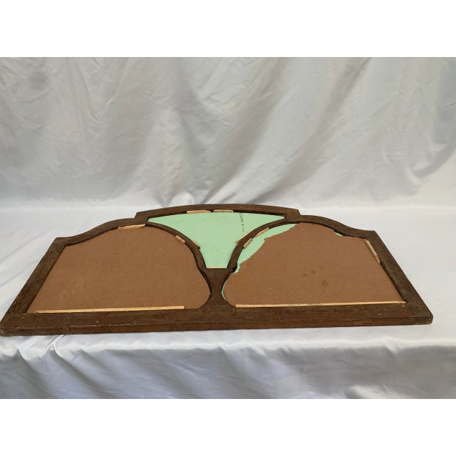 1970s Wall Mirror Three Segmented Sections For Sale - Image 9 of 10
