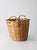 Farmhouse Vintage Woven Wicker Basket For Sale - Image 3 of 11