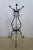 Metal Antique Victorian Art Nouveau Scrolled Wrought Iron Tripod Garden Plant Stand For Sale - Image 7 of 16
