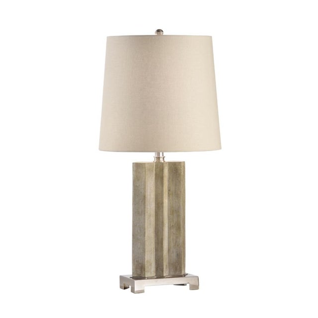 Contemporary Wildwood Geo I Concrete Table Lamp For Sale - Image 3 of 3