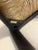 Mid 20th Century Country French Style Black Rush Seat Barstools- A Pair For Sale - Image 11 of 12