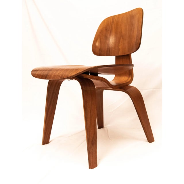 1950s Eames Dcw Walnut Chairs Set of 2 Chairish