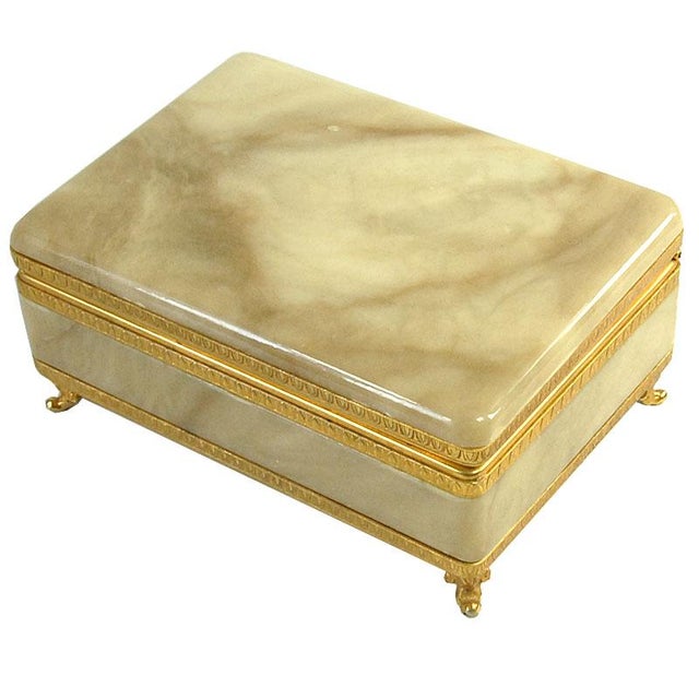 Italian Marble Decorative Box, 1970s For Sale - Image 9 of 9