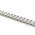Contemporary Gia Certified 19.67 Carats Emerald Cut Diamond Tennis Bracelet For Sale - Image 3 of 8