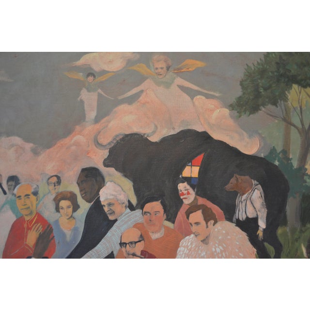 "New Gods" by Jeffrey Vincent, Acrylic and Collage on Canvas For Sale In Richmond - Image 6 of 6