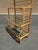 Brown Vintage Bamboo Etagere Three Shelves W Glass Bakers Rack ~ Coastal For Sale - Image 8 of 12