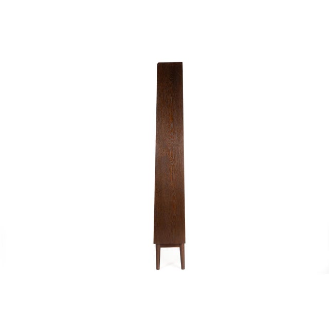 Late 20th Century Ebonized Oak Bookcase by Johannes Sorth for Nexo Mobelfabrik For Sale - Image 5 of 17